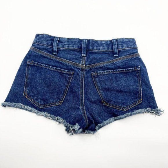 Free People Cut Off Jean Shorts Distressed Size 24 - Picture 5 of 10